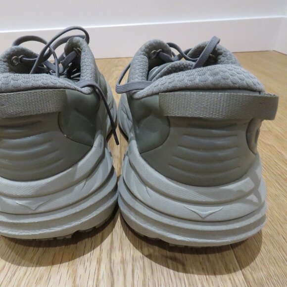 HOKA Bondi SR Road Running Sneakers Shoes in Olive Haze Leather Active Trail 9 - Picture 11 of 14
